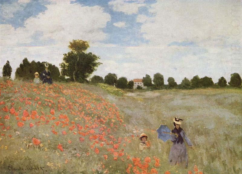 Poppies Blooming,, Claude Monet
